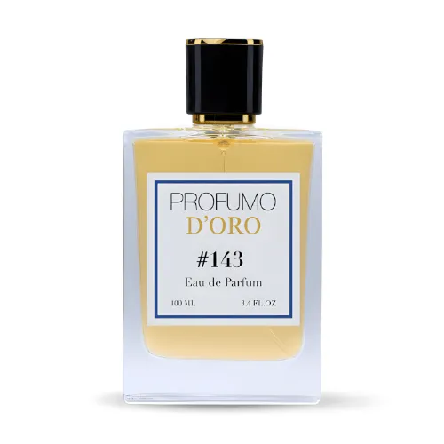 Profumo Doro 143 – stilvoller Flakon, Hauptansicht des pudrig-eleganten Eau de Parfum